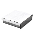 Organisateur de tiroir caché sous le bureau, boîte de rangement invisible pour papeterie et fournitures de bureau, Medium Transparent, Medium Noir Transparent, Large Transparent, Large Noir Transparent, XL Transparent