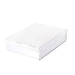 Organisateur de tiroir caché sous le bureau, boîte de rangement invisible pour papeterie et fournitures de bureau, Medium Transparent, Medium Noir Transparent, Large Transparent, Large Noir Transparent, XL Transparent