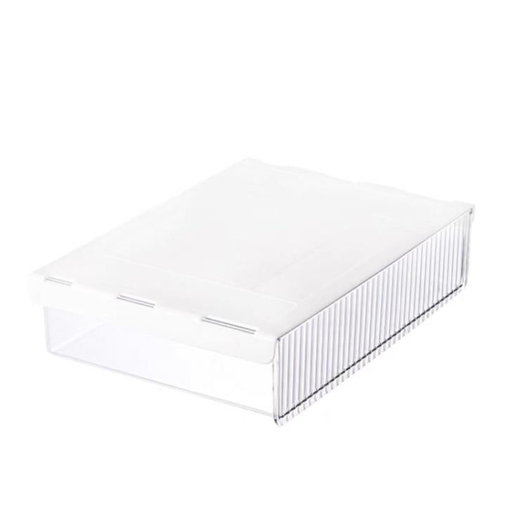 Organisateur de tiroir caché sous le bureau, boîte de rangement invisible pour papeterie et fournitures de bureau, Medium Transparent, Medium Noir Transparent, Large Transparent, Large Noir Transparent, XL Transparent