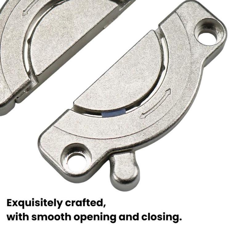 Kit de connecteurs pour plateau de table en alliage de zinc avec vis Plaques de jonction robustes pour meubles en panneaux de bois