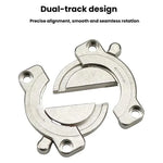 Kit de connecteurs pour plateau de table en alliage de zinc avec vis Plaques de jonction robustes pour meubles en panneaux de bois