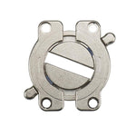Kit de connecteurs pour plateau de table en alliage de zinc avec vis Plaques de jonction robustes pour meubles en panneaux de bois