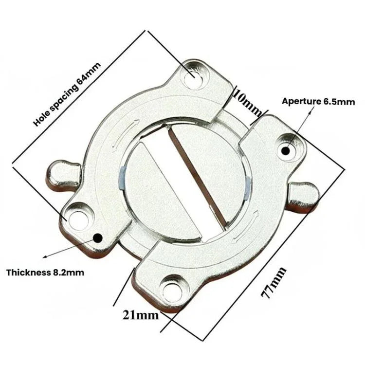 Kit de connecteurs pour plateau de table en alliage de zinc avec vis Plaques de jonction robustes pour meubles en panneaux de bois
