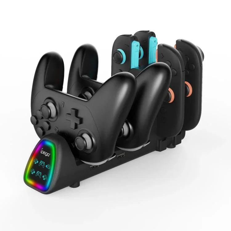 Station de charge 10-en-1 ipega pour Nintendo Switch 2 / manettes Switch Joy-Con & Switch 2 Pro, PG-SW2188