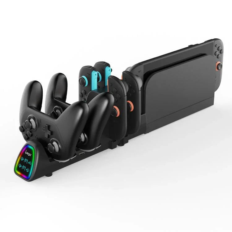 Station de charge 10-en-1 ipega version USB pour Nintendo Switch 2 / manettes Switch Joy-Con & Switch 2 Pro, PG-SW2187