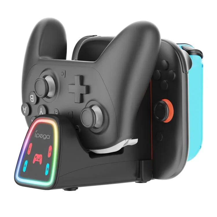 Station de charge 9-en-1 ipega pour Nintendo Switch 2 / Switch Joy-Con & manette Pro, PG-SW2196