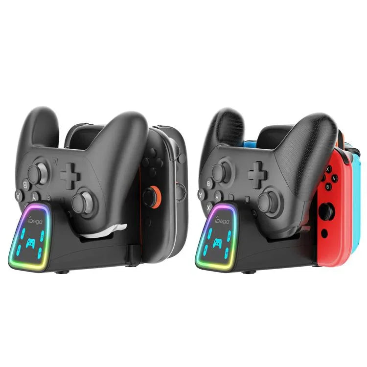 Station de charge 9-en-1 ipega pour Nintendo Switch 2 / Switch Joy-Con & manette Pro, PG-SW2196