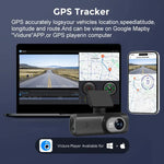 Caméra de tableau de bord de voiture connectée WiFi 4K à double enregistrement pour smartphone, avant+arrière, avant+arrière+suivi GPS, avant+intérieur, avant+intérieur+suivi GPS