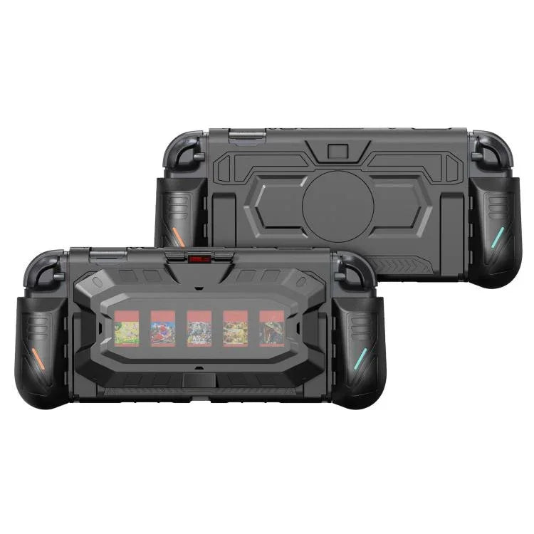 Coque de protection mécanique STARTRC GAMES pour Nintendo Switch 2 avec rangement amovible pour cartes de jeu, coque arrière de protection mécanique