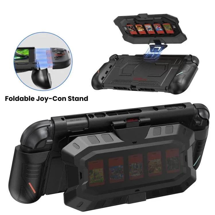 Coque de protection mécanique STARTRC GAMES pour Nintendo Switch 2 avec rangement amovible pour cartes de jeu, coque arrière de protection mécanique