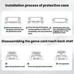 Coque de protection mécanique STARTRC GAMES pour Nintendo Switch 2 avec rangement amovible pour cartes de jeu, coque arrière de protection mécanique