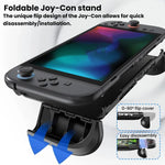 Coque de protection mécanique STARTRC GAMES pour Nintendo Switch 2 avec rangement amovible pour cartes de jeu, coque arrière de protection mécanique