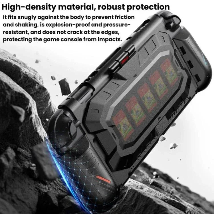 Coque de protection mécanique STARTRC GAMES pour Nintendo Switch 2 avec rangement amovible pour cartes de jeu, coque arrière de protection mécanique