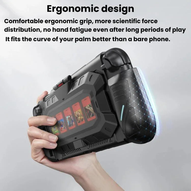 Coque de protection mécanique STARTRC GAMES pour Nintendo Switch 2 avec rangement amovible pour cartes de jeu, coque arrière de protection mécanique