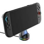 Station de charge ipega pour console Nintendo Switch 2 avec effets lumineux RGB, ipega