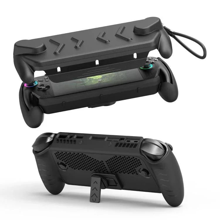 Coque intégrale JYS pour console ASUS ROG Xbox Ally / Ally X en TPU avec coque supérieure rigide ABS et support intégré