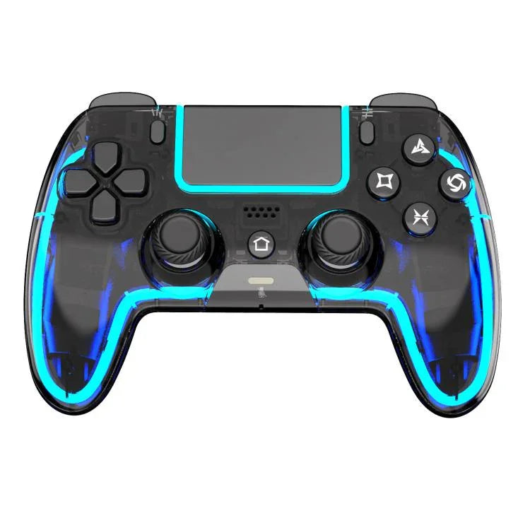 Manette sans fil Bluetooth PS5 avec boutons arrière programmables, éclairage RGB