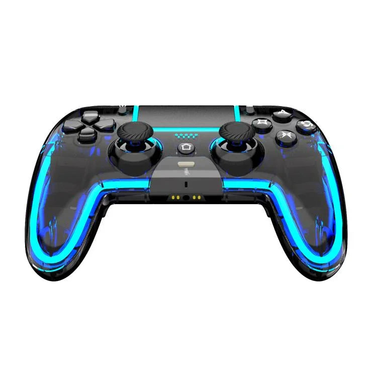 Manette sans fil Bluetooth PS5 avec boutons arrière programmables, éclairage RGB