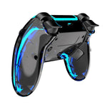 Manette sans fil Bluetooth PS5 avec boutons arrière programmables, éclairage RGB