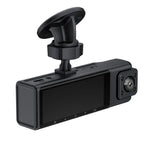 DVR de voiture HD 1080P 3,16 pouces avec vision nocturne infrarouge, avant + intérieur (sans Wi-Fi), avant + intérieur + arrière (sans Wi-Fi), avant + intérieur + connectivité Wi-Fi, avant + intérieur + arrière + connectivité Wi-Fi