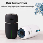 Mini humidificateur USB avec veilleuse de voiture, humidificateur de bureau portable pour la maison à grande brume, H02