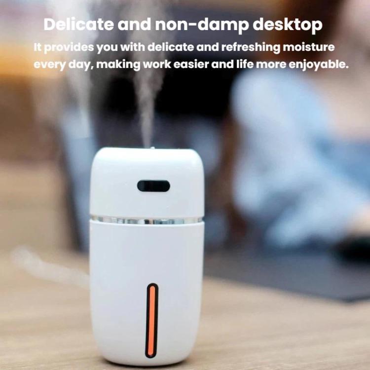 Mini humidificateur USB avec veilleuse de voiture, humidificateur de bureau portable pour la maison à grande brume, H02