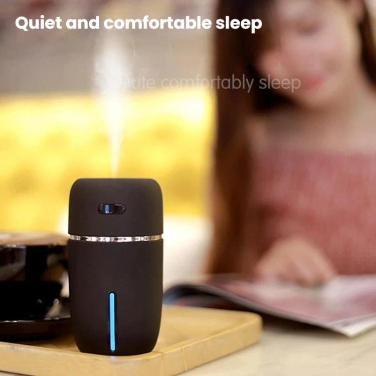 Mini humidificateur USB avec veilleuse de voiture, humidificateur de bureau portable pour la maison à grande brume, H02