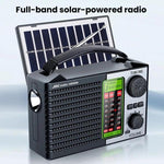Radio solaire toutes bandes avec lampe de poche Bluetooth portable JOC TG-099BT-S, JOC TG-099BT-S