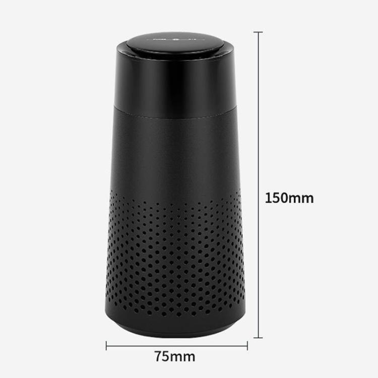 Purificateur d'air de voiture Bureau à domicile Ion négatif Lumière ambiante Purificateur de fumée portable