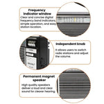 Radio multi-bandes FM AM SW portable BAIJIALI BJL-667 avec bouton indépendant, BAIJIALI BJL-667