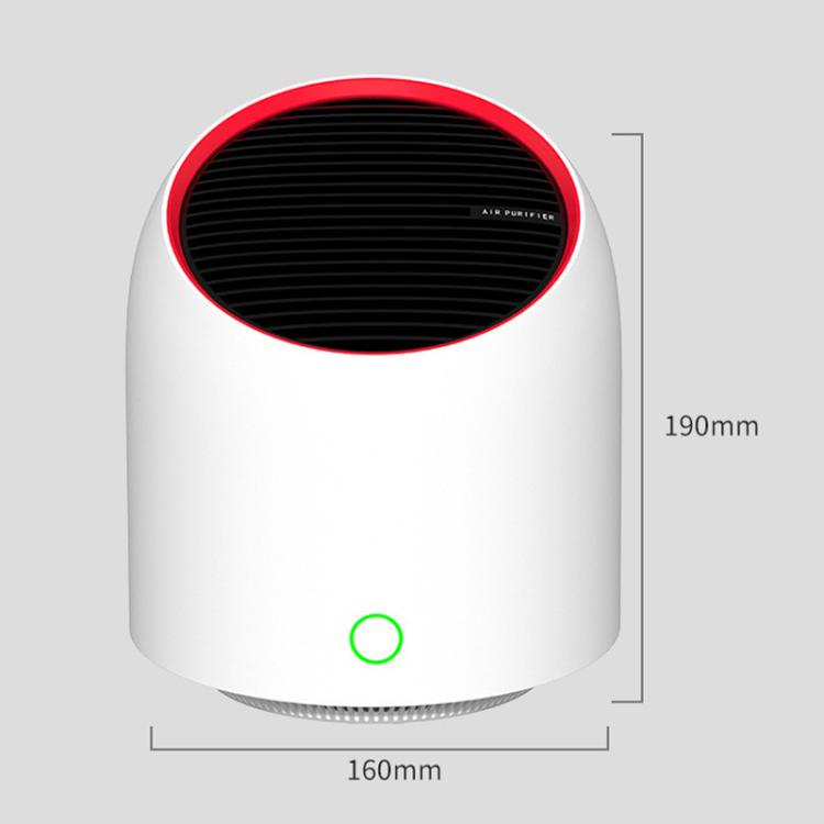 Purificateur d'air de bureau, petit purificateur portable USB silencieux pour la maison, éliminateur d'odeurs, A2