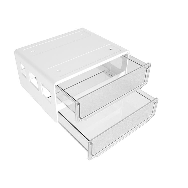 Boîte de rangement cachée sous le bureau sans perçage, boîte organisatrice, petit transparent blanc, petit transparent noir, moyen noir mat, moyen transparent mat, grand transparent noir, grand transparent blanc, grand blanc mat, grand noir mat