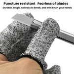 Gants de protection anti-coupure 15 aiguilles pour les doigts, gants de protection anti-coupure pour la gravure, 10 pièces
