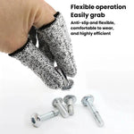 Gants de protection anti-coupure 15 aiguilles pour les doigts, gants de protection anti-coupure pour la gravure, 10 pièces