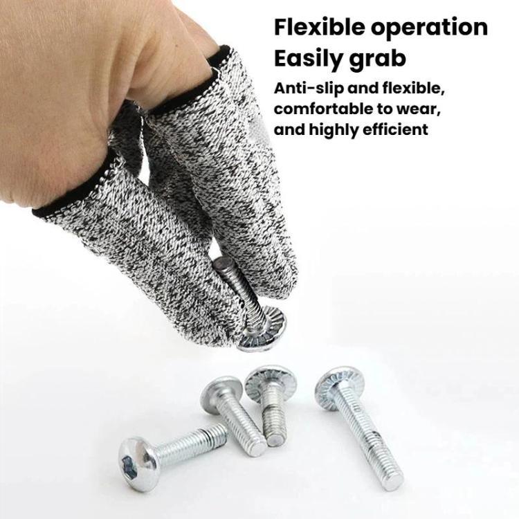 Gants de protection anti-coupure 15 aiguilles pour les doigts, gants de protection anti-coupure pour la gravure, 10 pièces