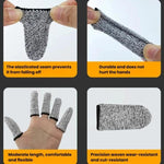 Gants de protection anti-coupure 15 aiguilles pour les doigts, gants de protection anti-coupure pour la gravure, 10 pièces