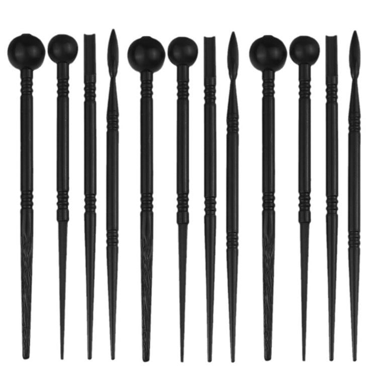 Stylo de sculpture pour argile de poterie douce, outil de modelage de fleurs en argile, 3 ensembles de stylo de sculpture DIY pour cuisson