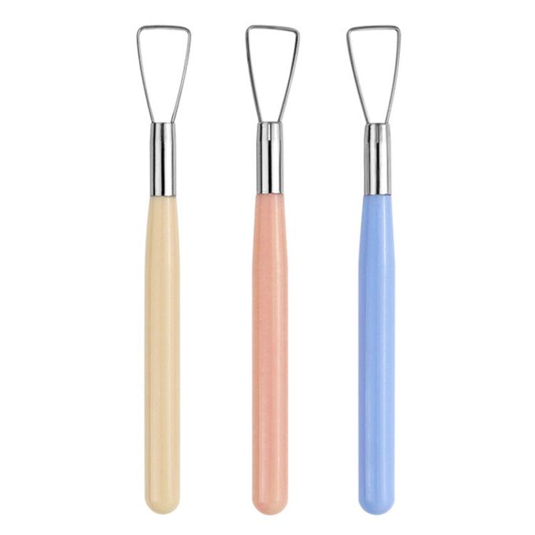 3pcs outils de sculpture pour poterie en argile faits main, outils d'embossage en argile plastique, 3pcs outils de sculpture
