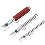 Set de couteaux de gravure en métal, fraise de gravure pour papier modèle, 13pcs /Boîte