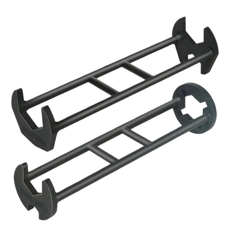 2pcs Clé d'installation de robinet multifonction Outil de réparation et de retrait de valve d'angle de tuyau d'évier, A Petite+B Grande