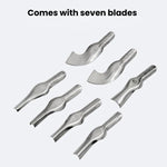 Set de couteaux de gravure pour impression, outil combiné de couteau de gravure sur bois, 8pcs /Set