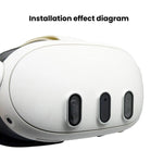 Pour Meta Quest 3 Protecteur d’objectif en alliage de titane Verre trempé anti-explosion Accessoires pour casque VR