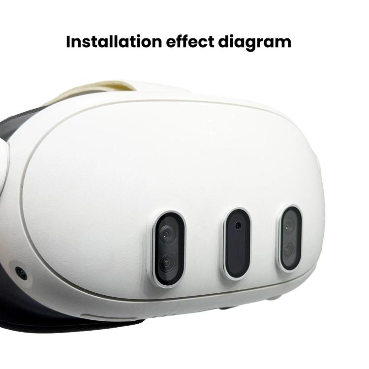 Pour Meta Quest 3 Protecteur d’objectif en alliage de titane Verre trempé anti-explosion Accessoires pour casque VR