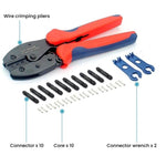 Kit d'outils MC4 PV Pince à sertir, clé, connecteur PV, sac à outils, 24 en 1