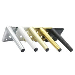 Pieds de table de chevet pour canapé Supports pour meuble TV Pieds métalliques pour table basse, 13cm, 15cm, 17cm