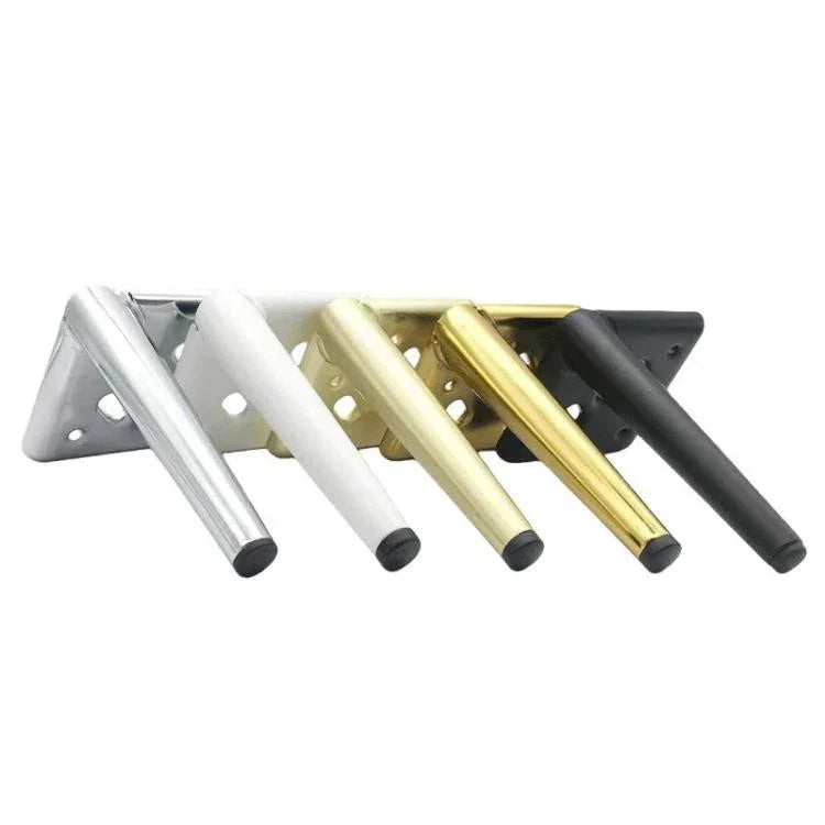 Pieds de table de chevet pour canapé Supports pour meuble TV Pieds métalliques pour table basse, 13cm, 15cm, 17cm