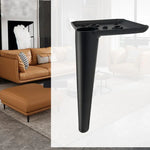 Pieds de table de chevet pour canapé Supports pour meuble TV Pieds métalliques pour table basse, 13cm, 15cm, 17cm