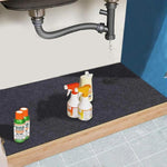 Tapis antidérapant absorbant pour robinet d'évier de cuisine et de salle de bain, tapis égouttoir pour comptoirs, 100 x 100 cm