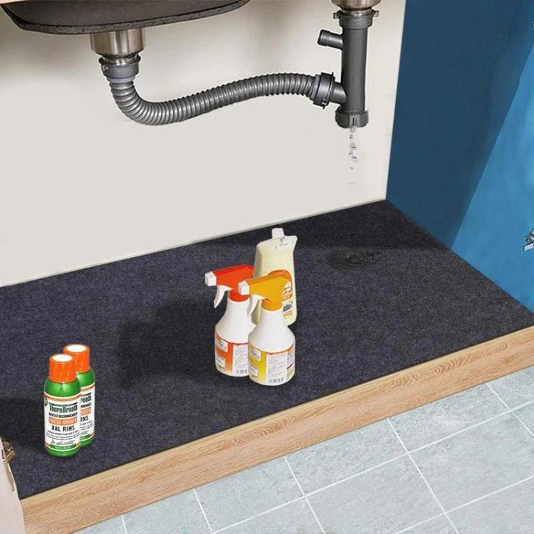 Tapis antidérapant absorbant pour robinet d'évier de cuisine et de salle de bain, tapis égouttoir pour comptoirs, 100 x 100 cm