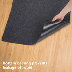 Tapis antidérapant absorbant pour robinet d'évier de cuisine et de salle de bain, tapis égouttoir pour comptoirs, 100 x 100 cm